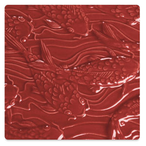 Amaco Liquid Gloss Glaze - Pint, Intense Red, Translucent
