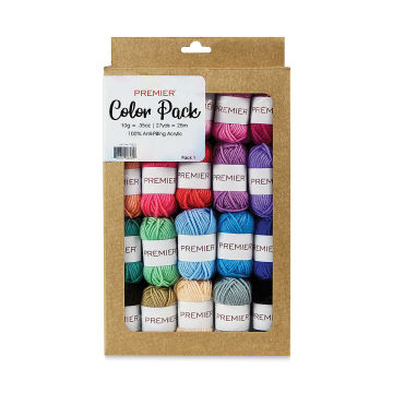 Premier Yarn Color Pack - Pack 1, Bright, Set of 20