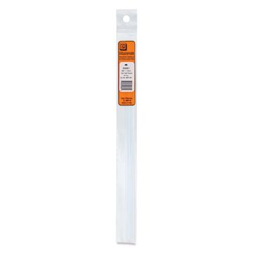 Open in modal - Plastruct Plastic Half-Round Rod - Pkg of 10, 0.06" Dia × 0.03" H × 10" L