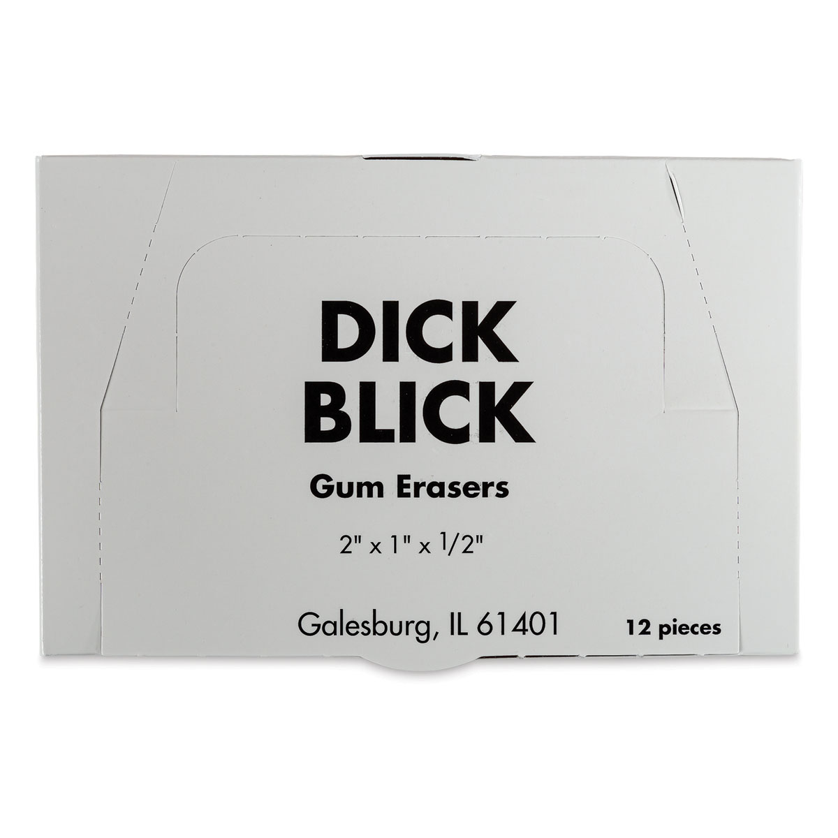 Sax Art Gum Block Erasers, 1 x 1 x 1/2 Inches, Pack of 24 