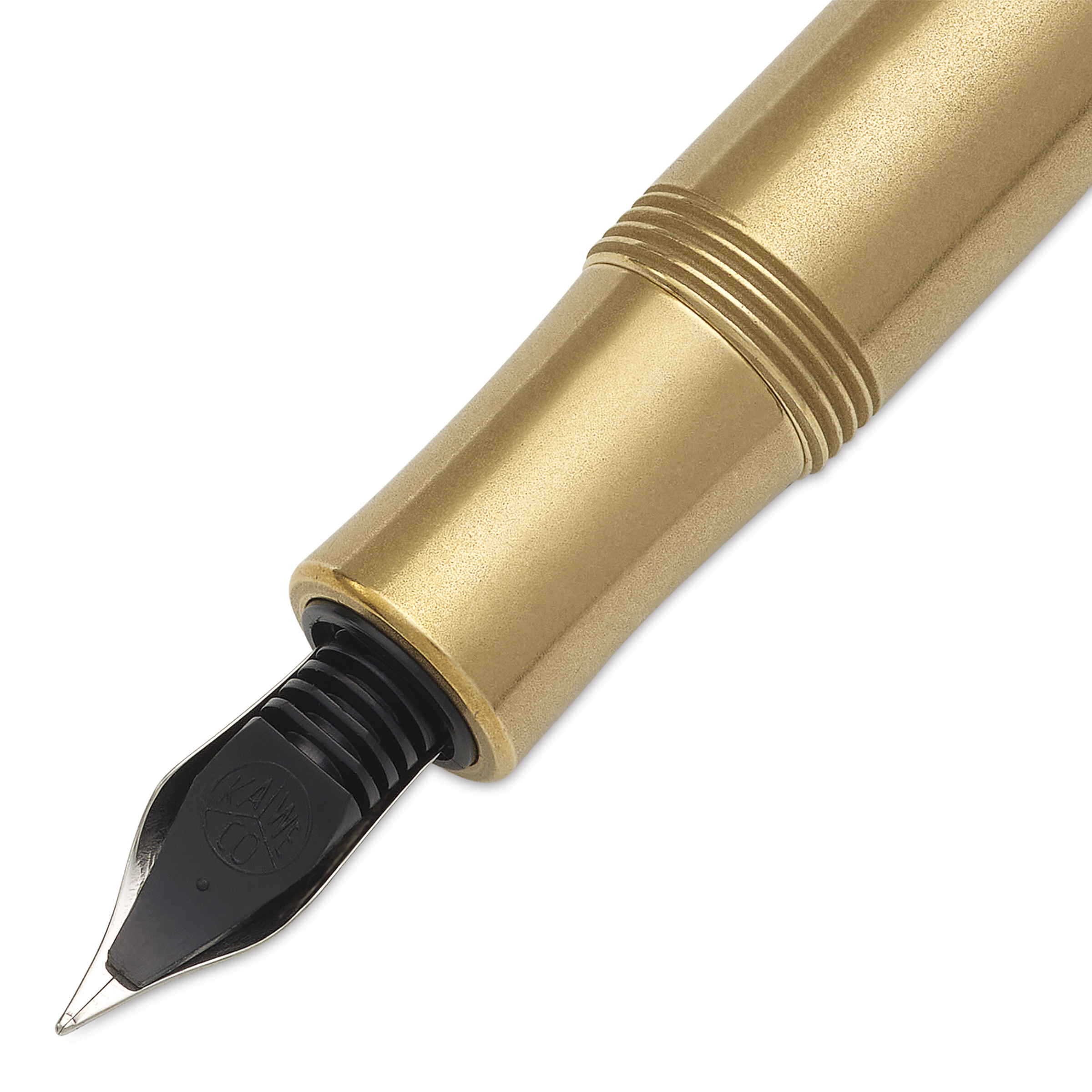 Kaweco Brass Sport Fountain Pen - Extra Fine Nib, Blue Ink | BLICK