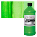 Blickrylic Student Acrylics - Fluorescent Green, Quart