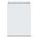 Maruman’s Mnemosyne Reporter Notebook - B6, Black, 5" x 7", flipped open
