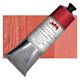Michael Harding Artists Oil Paint - Genuine Chinese Vermilion, 250 ml tube and swatch