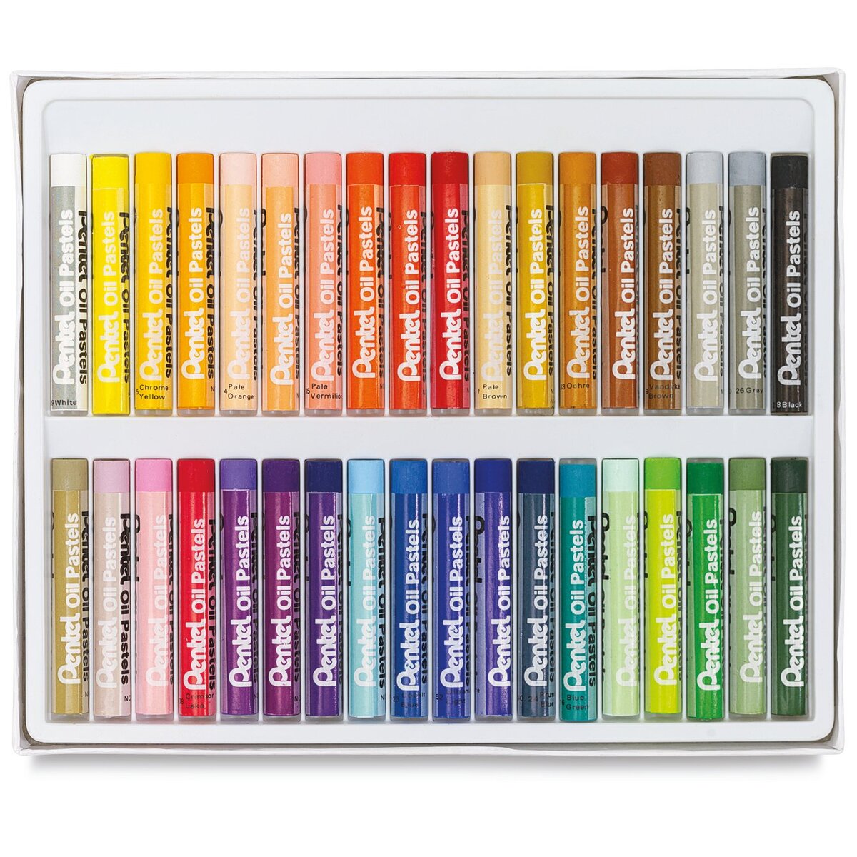 Pentel Oil Pastel Set With Carrying Case,36-color Set - Multi-colored (36  Per Set) : Target