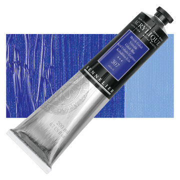 Sennelier Extra-Fine Artist Acryliques - Cobalt Blue, 200 ml tube