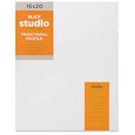 Blick Studio Stretched Cotton Canvas - Traditional Profile, 16" x 20"