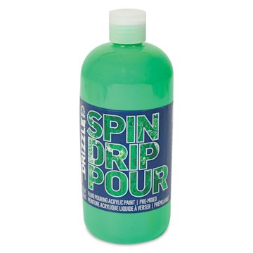 Open in modal - FolkArt Drizzle Acrylic Pouring Paint - Go Green, 17.6 oz
