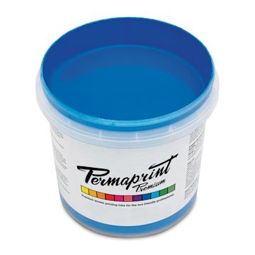 Open in modal - Permaprint Premium Screen Ink - Glow Blue, 1 L