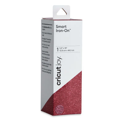 Cricut Joy Smart Iron-On - Glitter Pink, 5-1/2" x 19", Roll (In packaging)