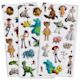 Colorforms Cling Vinyl Play Set - Toy Story, vinyl papers fanned out