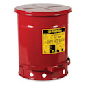 Justrite Oily Materials Waste Can - 10 Gallon