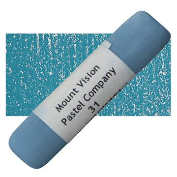 Open in modal - Mount Vision Handmade Pastel - Cool Turquoise 31 pastel and swatch