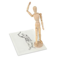 Wooden Posable Mannequin Model Art Artist Reference Figure Model 12