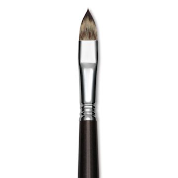 Open in modal - Escoda Vintage Synthetic Brush - Filbert, Long  Handle, Size 12