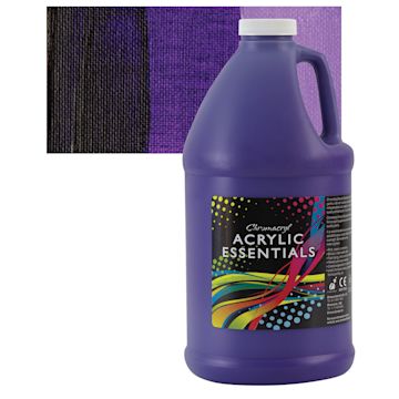 Open in modal - Chromacryl Acrylic Essentials - Purple, Half Gallon and swatch