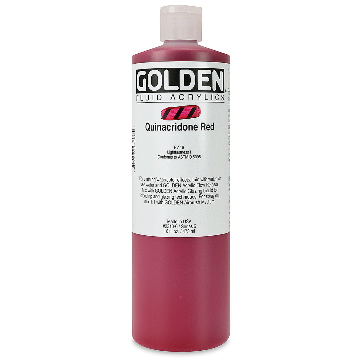 Quinacridone Red (4oz Fluid Acrylic)