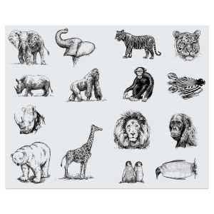 Mayco Designer Silkscreens - Zoo Animals