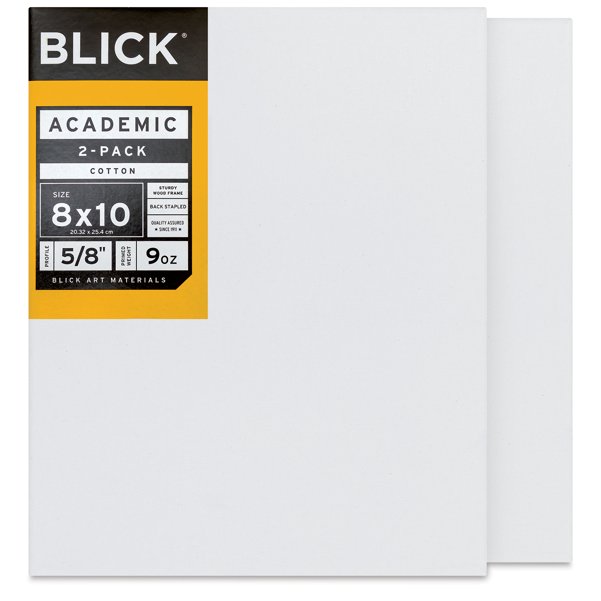 Blick Super Value Canvas Pack - 9 x 12, Pkg of 8