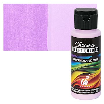 Open in modal - Chroma Craft Colors Acrylic Paint - Gumdrop, swatch and bottle