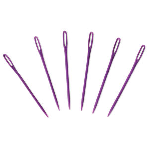 Needle Crafters Finishing Needles - Plastic, Package of 6 (Out of packaging)