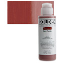 Golden Fluid Acrylics - Red Oxide, 4 oz bottle