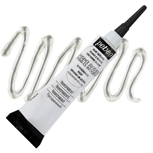 Pebeo Vitrail Paint Outliner - Transparent Outliner, 20 ml tube