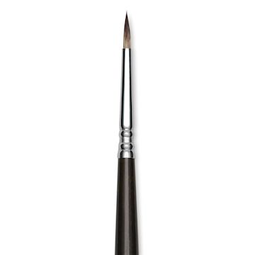 Open in modal - Escoda Vintage Synthetic Brush - Round Pointed, Long  Handle, Size 2