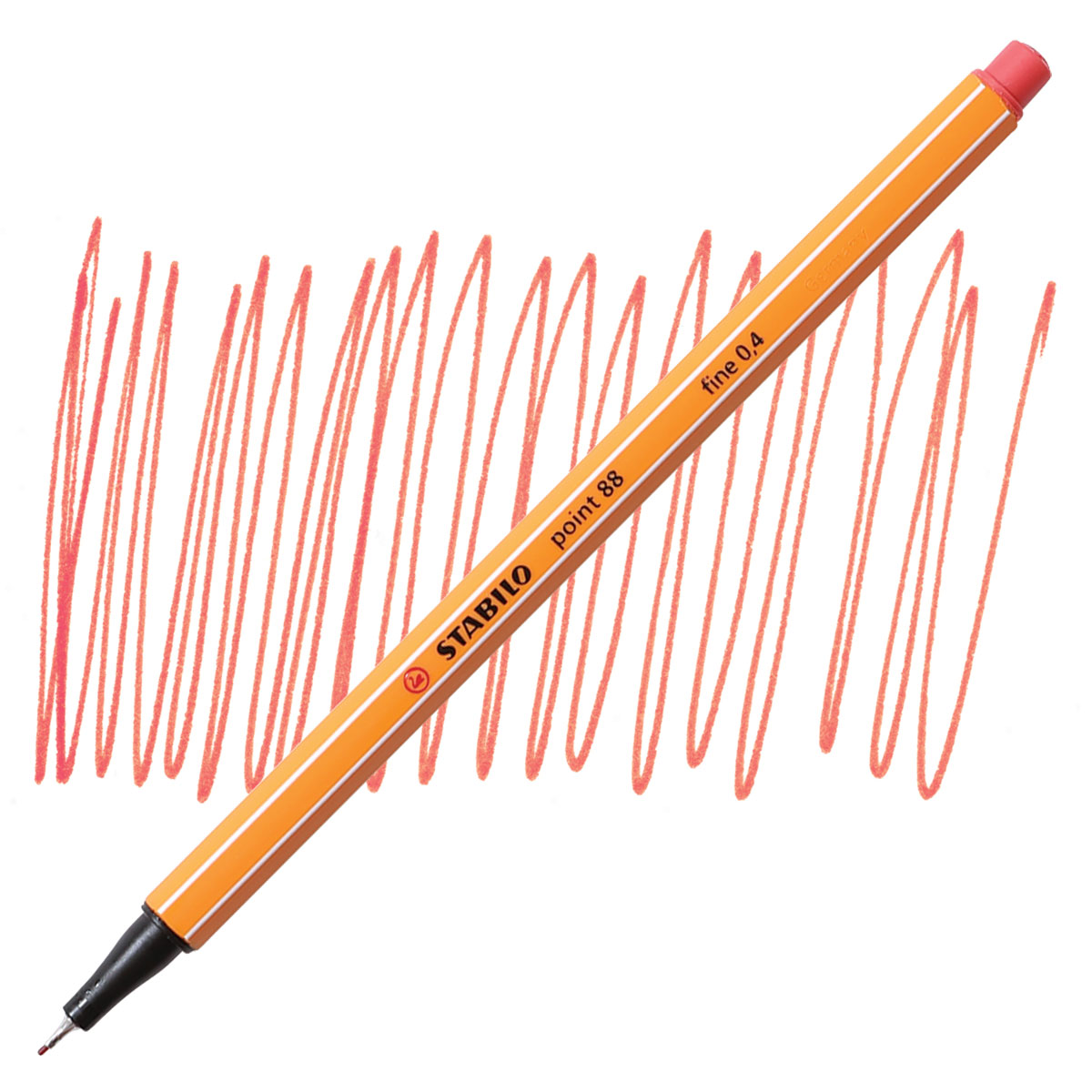 Stabilo Point 88 Fineliner Pen Red 10 Pack 88/40