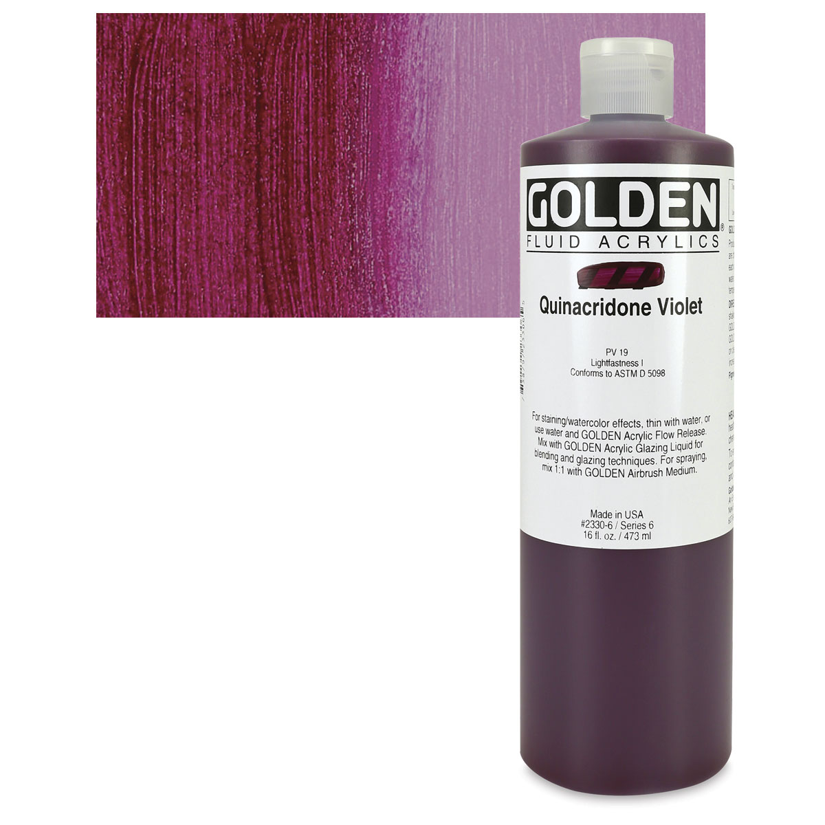 Quinacridone Violet (16oz HB Acrylic)