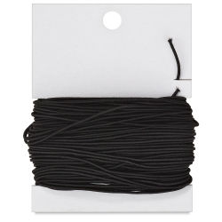 Creativity Street Elastic Cord - Black, 1.2 mm, 25 yd spool