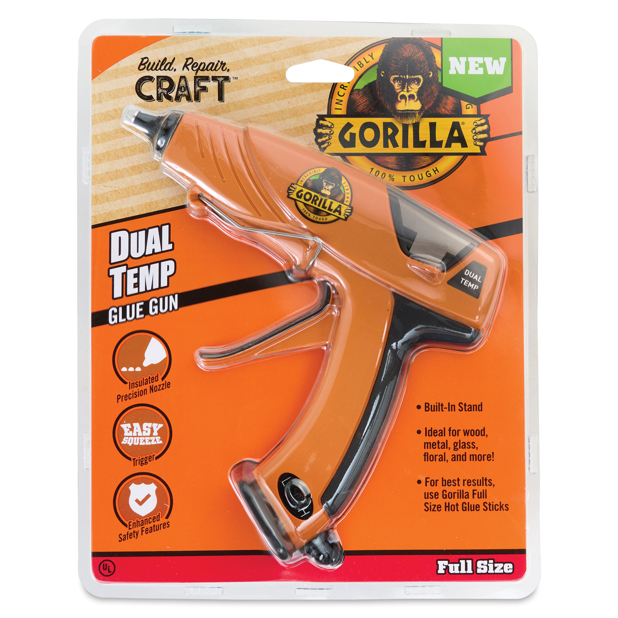 NEW Gorilla Glue Gun Dual Temp Built In Stand