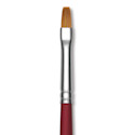 Princeton Velvetouch Series 3900 Synthetic Brush - Flat, Long Handle, Size 4