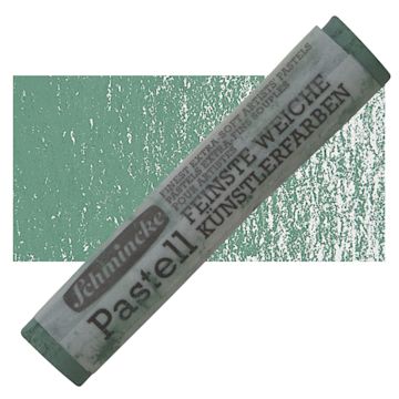 Open in modal - Schmincke Soft Pastel - Cold Green 1 D pastel and swatch