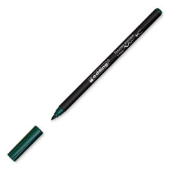Edding 4200 Series Porcelain Brush Pen - Green (Cap off)