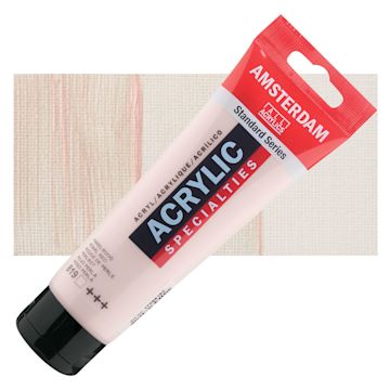 Open in modal - Amsterdam Standard Series Acrylic Paint - Pearl Red, 120 ml tube and swatch