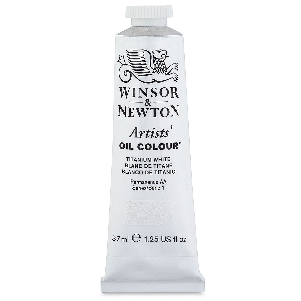 Winsor & Newton Artists' Oil Color, 37ml (1.25 oz) Tube, Titanium White