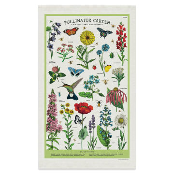Cavallini Vintage Pollinator Garden Tea Towel