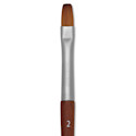 Raphaël Precision Mini Brush - Flat, Short Handle, Size 2