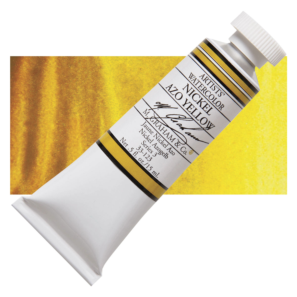 M Graham Azo Yellow 15ml Watercolor