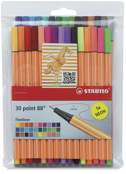 Stabilo Point 88 Shades of Red Set, 8-Color