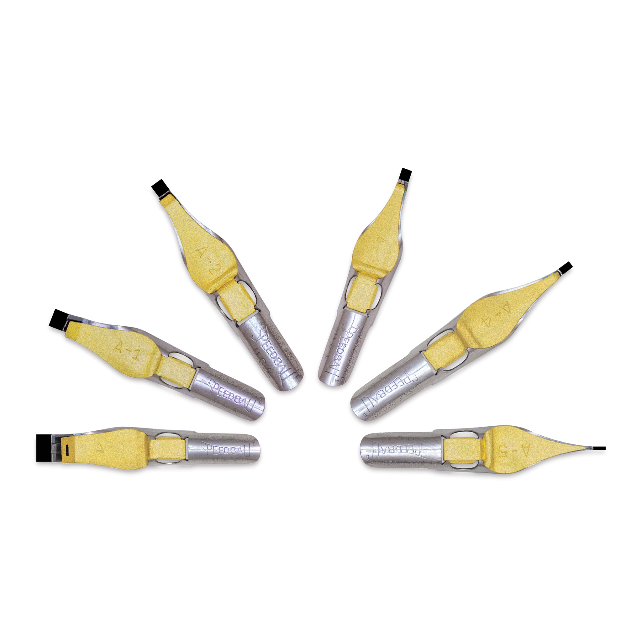 Speedball Broad Edge A-Series Square Calligraphy Nibs And Sets