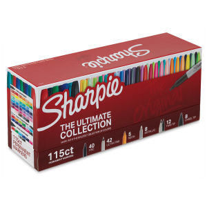 Sharpie The Ultimate Collection - Set of 115 (Outside of Packaging)