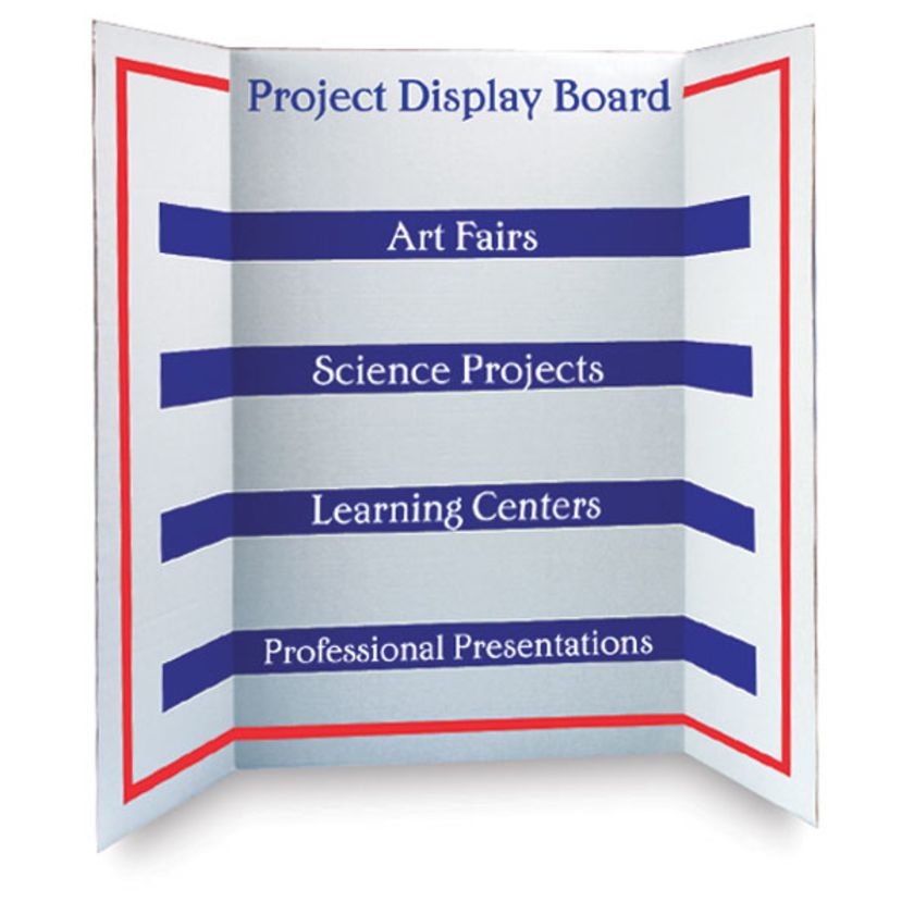 Project Display Paper Pacon Project Trifold Display Board | BLICK Art Materials