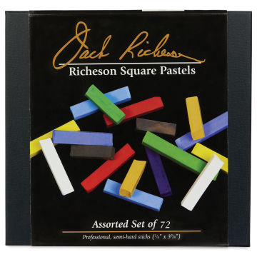 Richeson Semi-Hard Square Pastel - Set of 72, front of the packaging