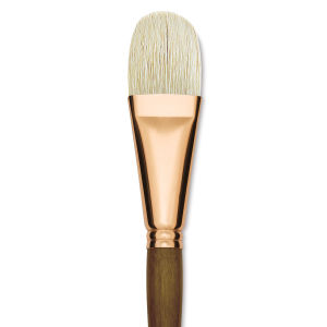 Princeton Best Natural Bristle Brush - Filbert, Long Handle, Size 16