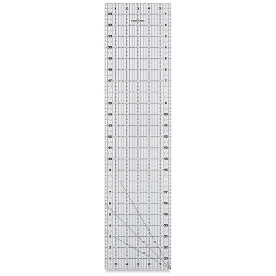 Fiskars Folding Acrylic Ruler - shown extended and upright