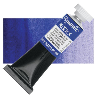 Blockx Artists' Watercolor - Ultramarine Violet, 15 ml tube