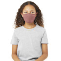 Bella Canvas Kids Reusable Face Mask - Mauve, Package of 5