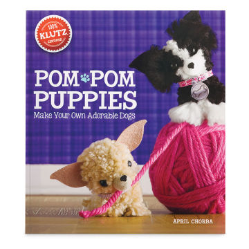 Klutz Pom-Pom Puppies - Front view of cover of Pom-Pom Puppies Kit